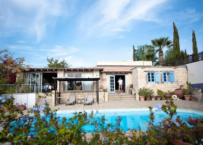 Hétvégi ház Cyprus Villages - & Restaurant - Location - With Access To Pool And Stunning Views Tóhni