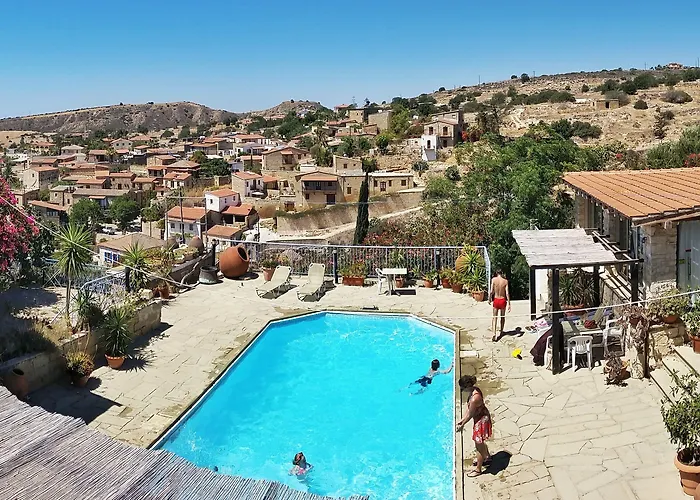 Landhaus Cyprus Villages - & Restaurant - Location - With Access To Pool And Stunning Views Tochni
